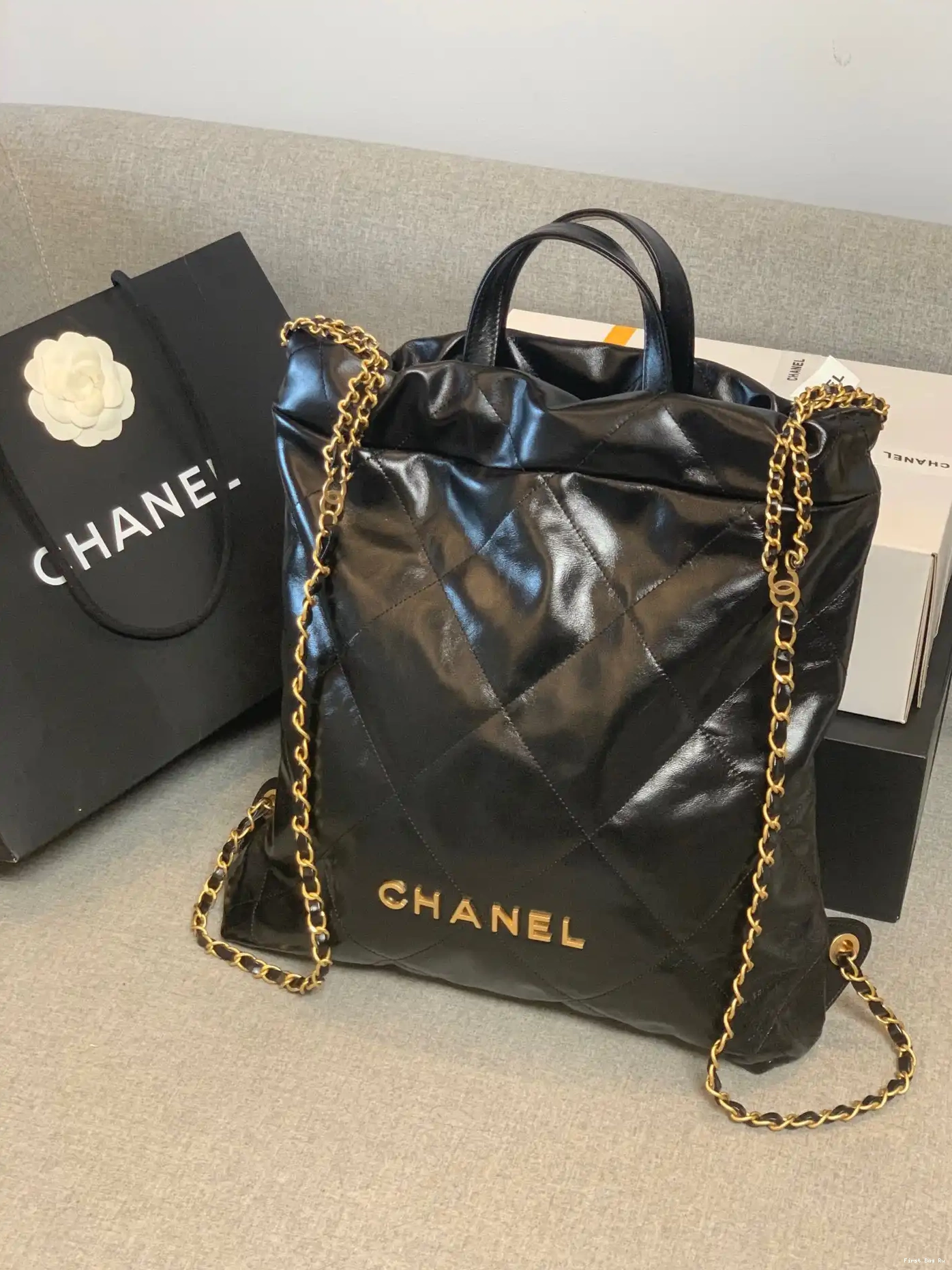 First Bag Ru 22 LARGE BACKPACK CHANEL 0519
